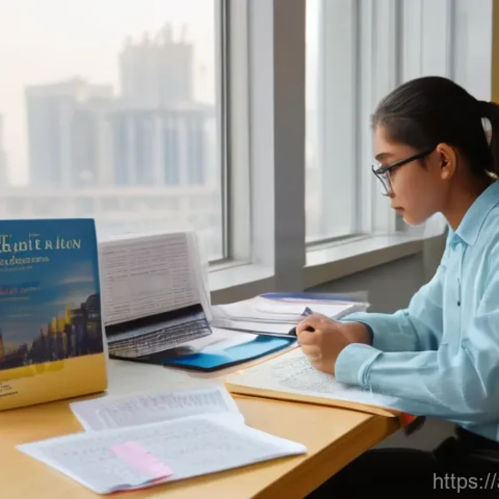 교통안전관리사 필기 합격 비법 - **Prompt: Focused Study Session on Traffic Safety Regulations** "A bright and organized study de...