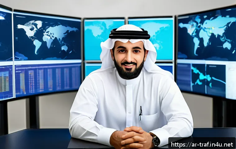 교통직 자격증과 커리어의 연결 - A professional Middle Eastern logistics manager in modern office attire, confidently analyzing digit...